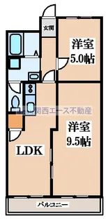 プリンストン布施【6階】の間取り