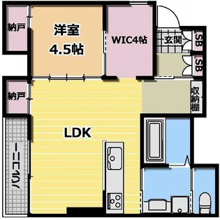RIAVVIO(リアビオ)【3階】の間取り