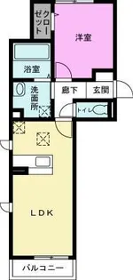 ウィット吉川 B【2階】の間取り