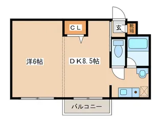 メゾンドゥ・ジュリアン【3階】の間取り