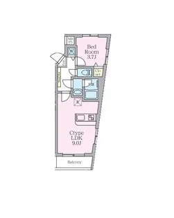 Noble Maison SASAZUKA【2階】の間取り