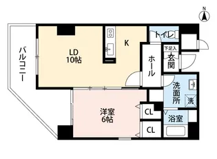 グレースK【9階】の間取り