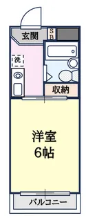 ハウスサンビームIIオゼキ【2階】の間取り
