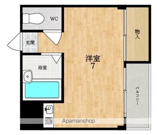 フォーレスト郡山【3階】の間取り