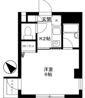 イーストフローラ東長崎【4階】の間取り