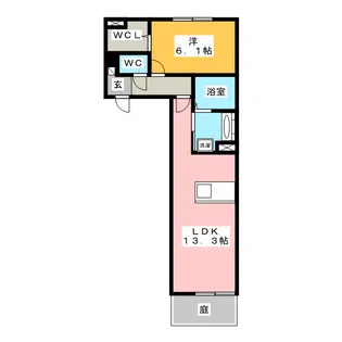 ミュール 鴻【1階】の間取り