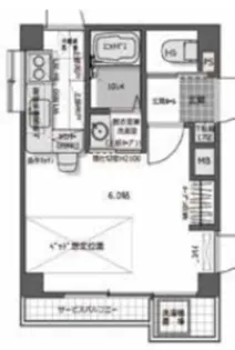 シャンブル・シトリン清澄白河【3階】の間取り