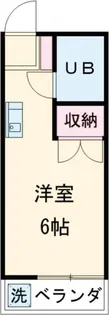 サンハイツ田倉【1階】の間取り