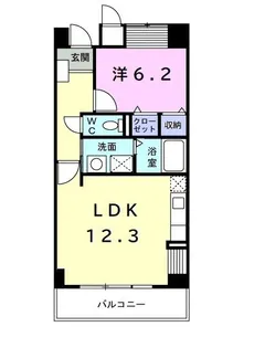 ビューラー鷺沼V【2階】の間取り