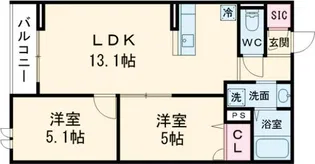 (仮)セレスティア豊玉南【1階】の間取り