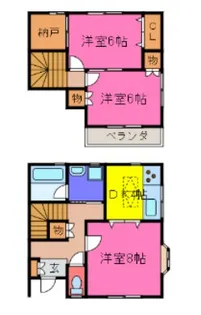 セトル城西【1階】の間取り