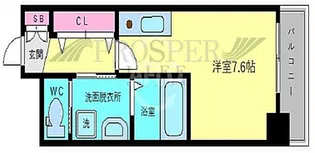 FUEGENKI玉造【5階】の間取り