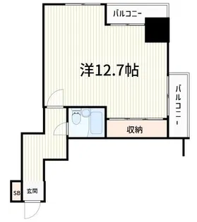 ピカイヤ千住桜木【5階】の間取り