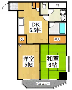 いづみマンション一ツ橋【2階】の間取り