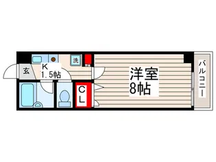 カリブ【3階】の間取り