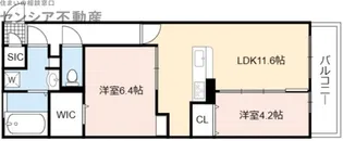 リオ放出【1階】の間取り