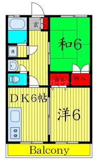 ドルチェ南綾瀬3棟【1階】の間取り