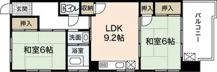 重岡ビル【5階】の間取り