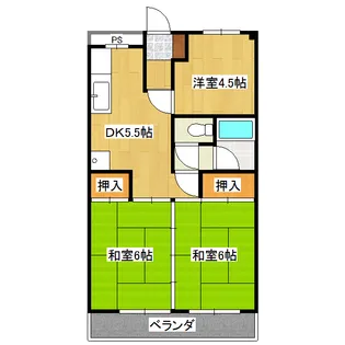 サンシャイン太平【2階】の間取り