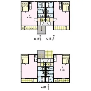 サンシャルムC【1階】の間取り