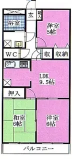 ディアライフ咲【1階】の間取り