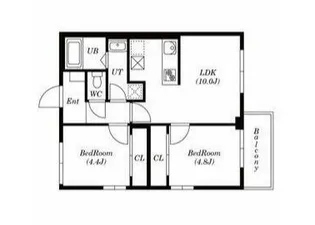 東京都練馬区石神井町6【マンション】の間取り