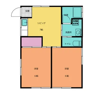 さなえ荘【2階】の間取り