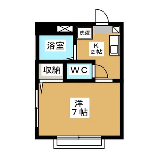 クレール八幡山【1階】の間取り