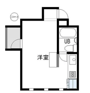 HILL SIDE HALL【3階】の間取り