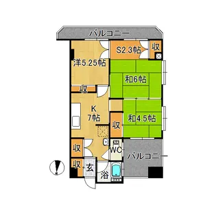 マンション瑞凰【4階】の間取り