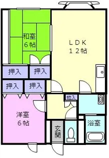 TMハイツ6【1階】の間取り