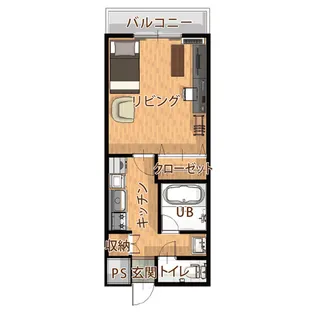 ファーニッシュド・ステイ長野柳町【3階】の間取り