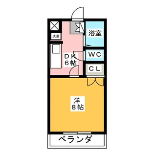マンションマエフジ【2階】の間取り