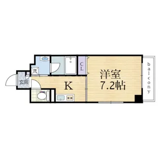 兵庫県神戸市兵庫区入江通3【マンション】の間取り