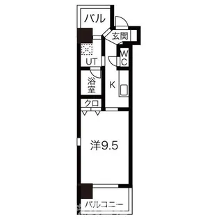 CASTELLO LUSSO【2階】の間取り