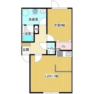 パークサイドアベニューV【1階】の間取り