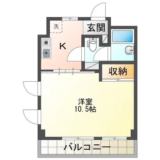 ヴィラ逢谷内【2階】の間取り