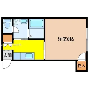 1Kの間取り画像