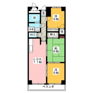 Quarter Village【3階】の間取り