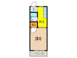 サンリッチハイツ【3階】の間取り