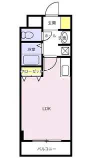 高砂ハイツ1【4階】の間取り