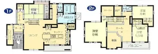 熊本県菊池郡菊陽町光の森2【一戸建】の間取り