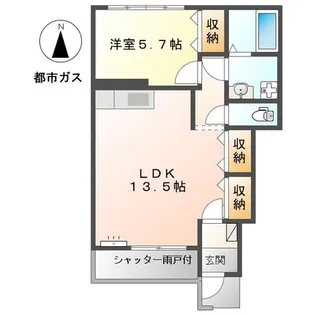 グランド ソレーユ【1階】の間取り