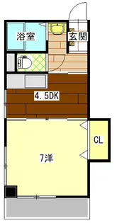 高知県高知市南宝永町【マンション】の間取り