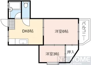 辻本マンション【3階】の間取り
