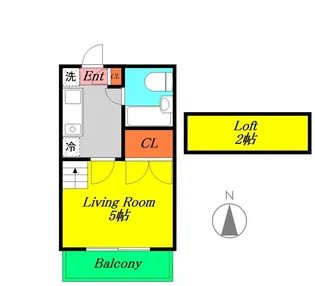 サンタリーベ【1階】の間取り