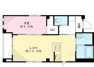 東京都新宿区百人町3【マンション】の間取り
