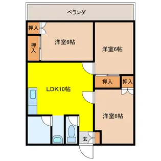 メゾンYOSHINAGA【5階】の間取り