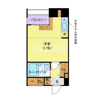 メゾン・ド・ヴィレ東神田【5階】の間取り