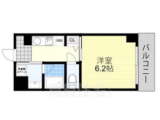 カーライル堺市駅前【6階】の間取り